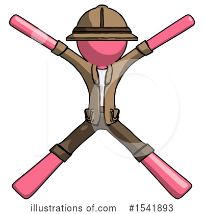 Royalty-Free (RF) Pink Design Mascot Clipart Illustration by Leo Blanchette - Stock Sample #1541893