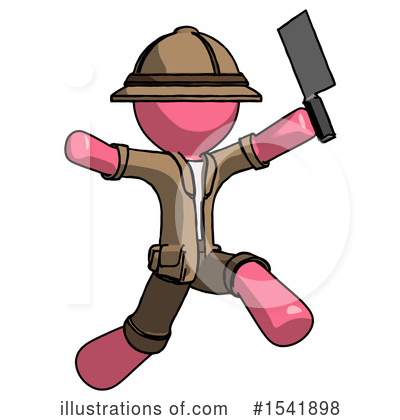 Royalty-Free (RF) Pink Design Mascot Clipart Illustration by Leo Blanchette - Stock Sample #1541898
