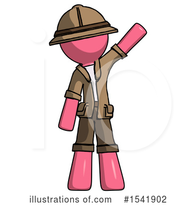 Royalty-Free (RF) Pink Design Mascot Clipart Illustration by Leo Blanchette - Stock Sample #1541902