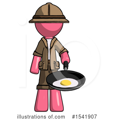 Royalty-Free (RF) Pink Design Mascot Clipart Illustration by Leo Blanchette - Stock Sample #1541907