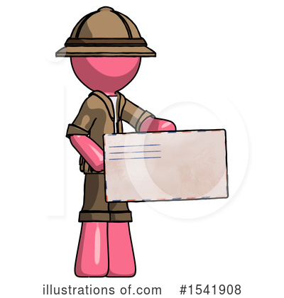 Royalty-Free (RF) Pink Design Mascot Clipart Illustration by Leo Blanchette - Stock Sample #1541908