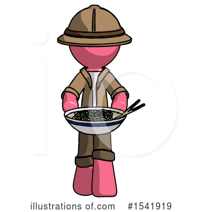Royalty-Free (RF) Pink Design Mascot Clipart Illustration by Leo Blanchette - Stock Sample #1541919