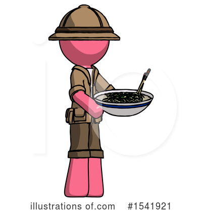 Royalty-Free (RF) Pink Design Mascot Clipart Illustration by Leo Blanchette - Stock Sample #1541921