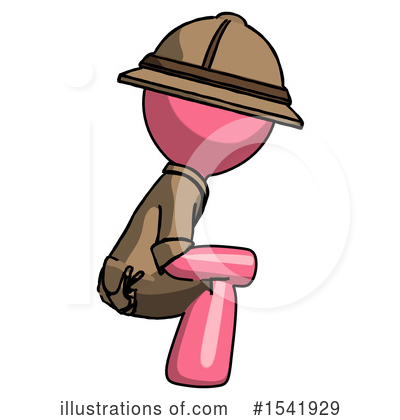 Royalty-Free (RF) Pink Design Mascot Clipart Illustration by Leo Blanchette - Stock Sample #1541929