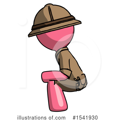 Royalty-Free (RF) Pink Design Mascot Clipart Illustration by Leo Blanchette - Stock Sample #1541930