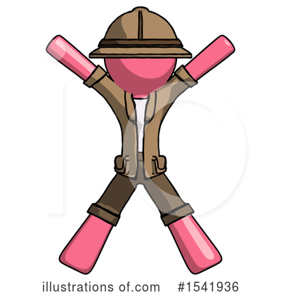 Royalty-Free (RF) Pink Design Mascot Clipart Illustration by Leo Blanchette - Stock Sample #1541936