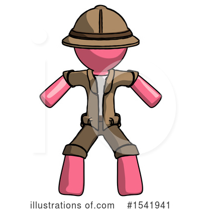 Royalty-Free (RF) Pink Design Mascot Clipart Illustration by Leo Blanchette - Stock Sample #1541941