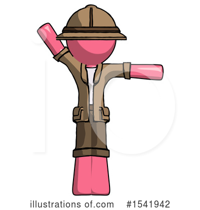 Royalty-Free (RF) Pink Design Mascot Clipart Illustration by Leo Blanchette - Stock Sample #1541942