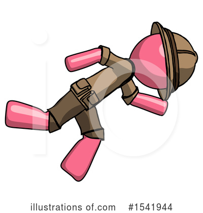 Royalty-Free (RF) Pink Design Mascot Clipart Illustration by Leo Blanchette - Stock Sample #1541944