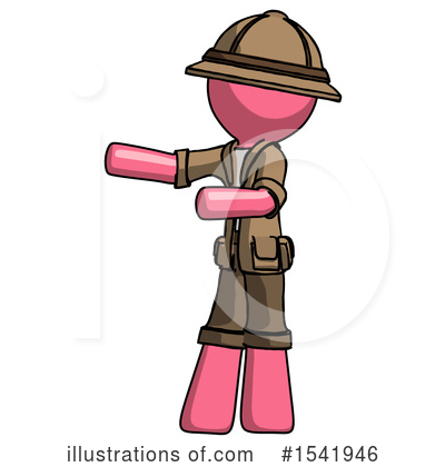 Royalty-Free (RF) Pink Design Mascot Clipart Illustration by Leo Blanchette - Stock Sample #1541946