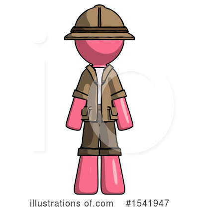 Royalty-Free (RF) Pink Design Mascot Clipart Illustration by Leo Blanchette - Stock Sample #1541947
