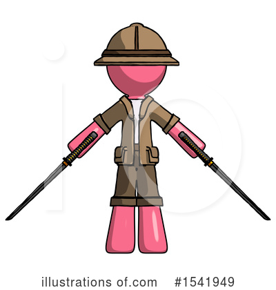Royalty-Free (RF) Pink Design Mascot Clipart Illustration by Leo Blanchette - Stock Sample #1541949
