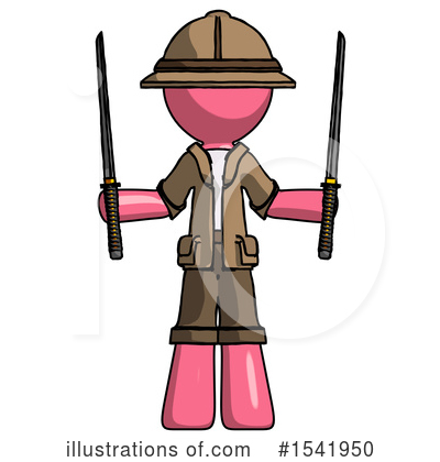Royalty-Free (RF) Pink Design Mascot Clipart Illustration by Leo Blanchette - Stock Sample #1541950