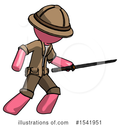 Royalty-Free (RF) Pink Design Mascot Clipart Illustration by Leo Blanchette - Stock Sample #1541951
