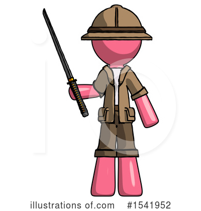 Royalty-Free (RF) Pink Design Mascot Clipart Illustration by Leo Blanchette - Stock Sample #1541952