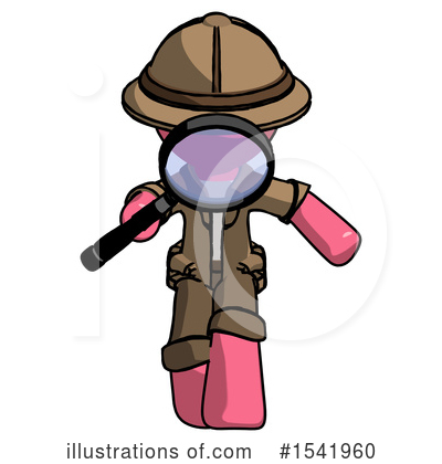 Royalty-Free (RF) Pink Design Mascot Clipart Illustration by Leo Blanchette - Stock Sample #1541960