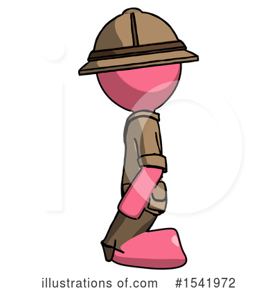 Royalty-Free (RF) Pink Design Mascot Clipart Illustration by Leo Blanchette - Stock Sample #1541972