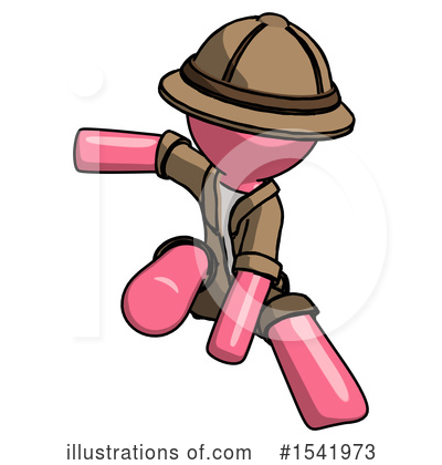 Royalty-Free (RF) Pink Design Mascot Clipart Illustration by Leo Blanchette - Stock Sample #1541973
