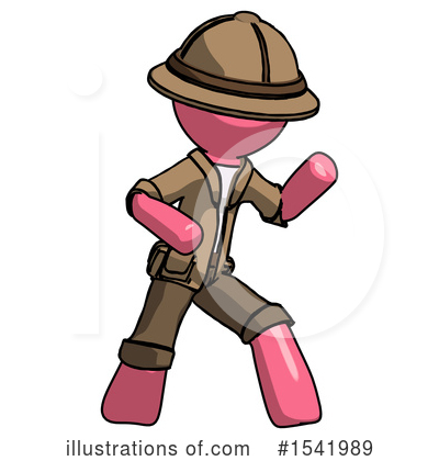 Royalty-Free (RF) Pink Design Mascot Clipart Illustration by Leo Blanchette - Stock Sample #1541989