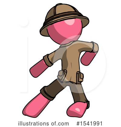 Royalty-Free (RF) Pink Design Mascot Clipart Illustration by Leo Blanchette - Stock Sample #1541991