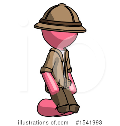 Royalty-Free (RF) Pink Design Mascot Clipart Illustration by Leo Blanchette - Stock Sample #1541993