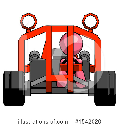 Royalty-Free (RF) Pink Design Mascot Clipart Illustration by Leo Blanchette - Stock Sample #1542020