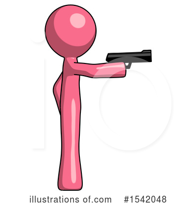 Royalty-Free (RF) Pink Design Mascot Clipart Illustration by Leo Blanchette - Stock Sample #1542048