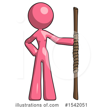 Royalty-Free (RF) Pink Design Mascot Clipart Illustration by Leo Blanchette - Stock Sample #1542051