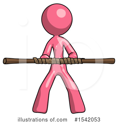 Royalty-Free (RF) Pink Design Mascot Clipart Illustration by Leo Blanchette - Stock Sample #1542053