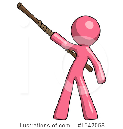 Royalty-Free (RF) Pink Design Mascot Clipart Illustration by Leo Blanchette - Stock Sample #1542058