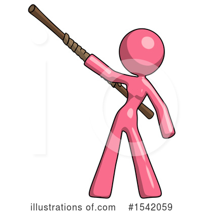Royalty-Free (RF) Pink Design Mascot Clipart Illustration by Leo Blanchette - Stock Sample #1542059
