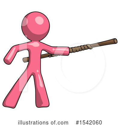 Royalty-Free (RF) Pink Design Mascot Clipart Illustration by Leo Blanchette - Stock Sample #1542060