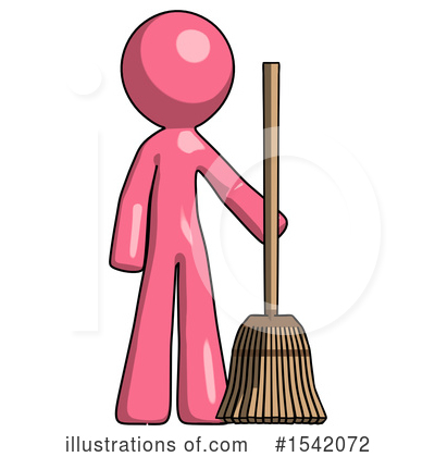 Royalty-Free (RF) Pink Design Mascot Clipart Illustration by Leo Blanchette - Stock Sample #1542072