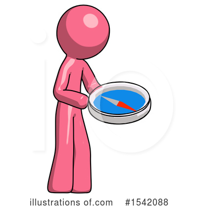 Royalty-Free (RF) Pink Design Mascot Clipart Illustration by Leo Blanchette - Stock Sample #1542088
