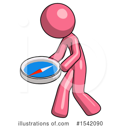 Royalty-Free (RF) Pink Design Mascot Clipart Illustration by Leo Blanchette - Stock Sample #1542090
