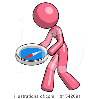 Royalty-Free (RF) Pink Design Mascot Clipart Illustration by Leo Blanchette - Stock Sample #1542091