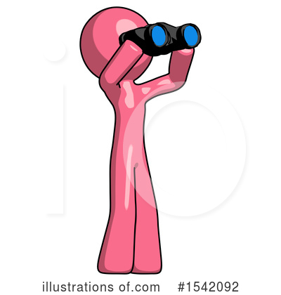 Royalty-Free (RF) Pink Design Mascot Clipart Illustration by Leo Blanchette - Stock Sample #1542092