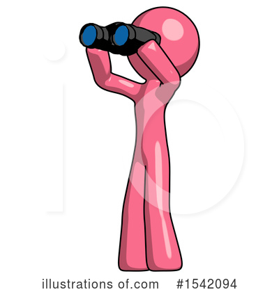 Royalty-Free (RF) Pink Design Mascot Clipart Illustration by Leo Blanchette - Stock Sample #1542094