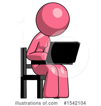 Royalty-Free (RF) Pink Design Mascot Clipart Illustration by Leo Blanchette - Stock Sample #1542104