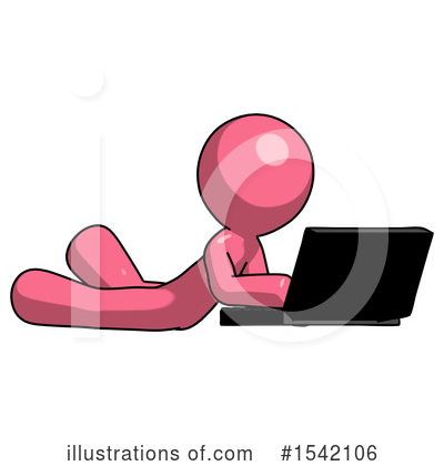 Royalty-Free (RF) Pink Design Mascot Clipart Illustration by Leo Blanchette - Stock Sample #1542106
