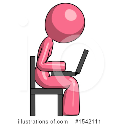 Royalty-Free (RF) Pink Design Mascot Clipart Illustration by Leo Blanchette - Stock Sample #1542111