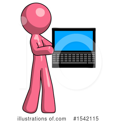 Royalty-Free (RF) Pink Design Mascot Clipart Illustration by Leo Blanchette - Stock Sample #1542115