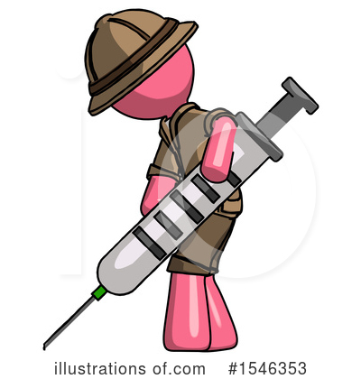 Royalty-Free (RF) Pink Design Mascot Clipart Illustration by Leo Blanchette - Stock Sample #1546353