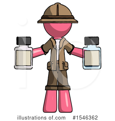 Royalty-Free (RF) Pink Design Mascot Clipart Illustration by Leo Blanchette - Stock Sample #1546362