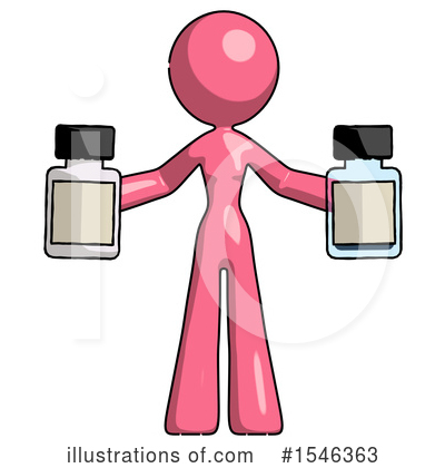 Royalty-Free (RF) Pink Design Mascot Clipart Illustration by Leo Blanchette - Stock Sample #1546363