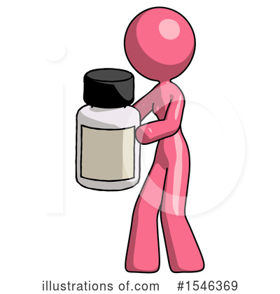Royalty-Free (RF) Pink Design Mascot Clipart Illustration by Leo Blanchette - Stock Sample #1546369