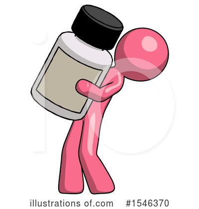 Royalty-Free (RF) Pink Design Mascot Clipart Illustration by Leo Blanchette - Stock Sample #1546370