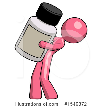 Royalty-Free (RF) Pink Design Mascot Clipart Illustration by Leo Blanchette - Stock Sample #1546372