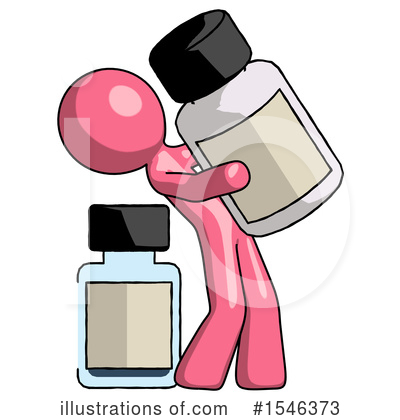 Royalty-Free (RF) Pink Design Mascot Clipart Illustration by Leo Blanchette - Stock Sample #1546373