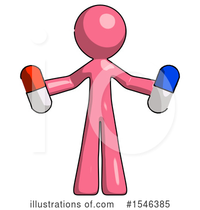 Royalty-Free (RF) Pink Design Mascot Clipart Illustration by Leo Blanchette - Stock Sample #1546385